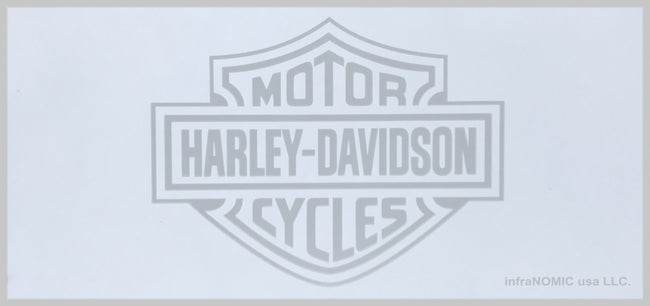 Harley-Davidson Logo etched on mirror - 2' x 4' Radiant Heat Panel (CUSTOM PRODUCT)